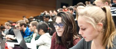 Students in lecture hall